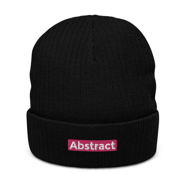 Ribbed knit beanie Ribbed knit beanie
