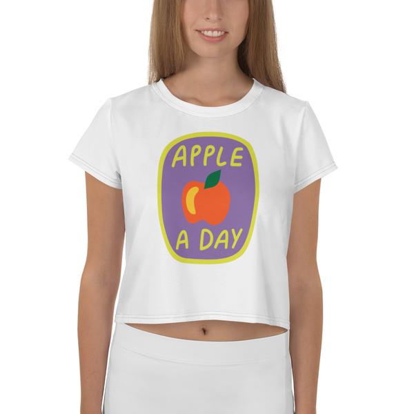 All-Over Print Crop Tee All-Over Print Crop Tee