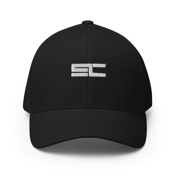 SwoleConnect "SC Logo" Flexfit Hat In Black SwoleConnect "SC Logo" Flexfit Hat In Black