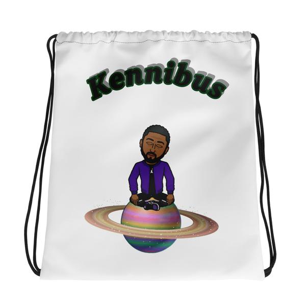 Kennibus Meditating Planet Drawstring bag Kennibus Meditating Planet Drawstring bag