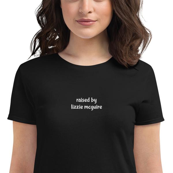 Embroidered Lizzie McGuire Women's short sleeve t-shirt Embroidered Lizzie McGuire Women's short sleeve t-shirt