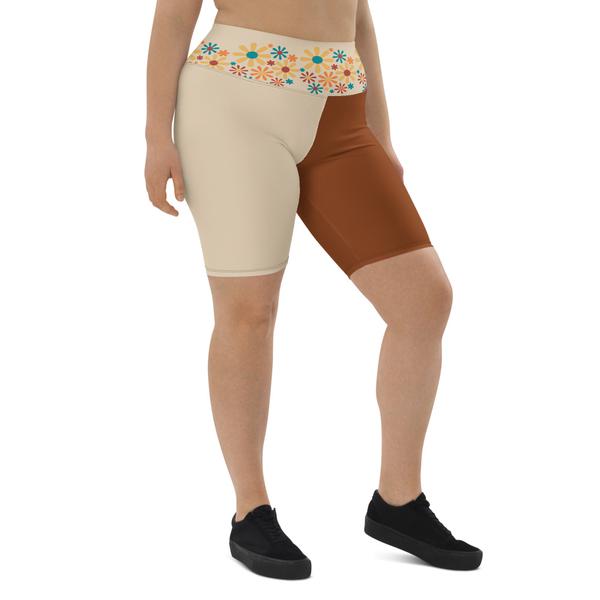 60's inspired duo color block Biker Shorts 60's inspired duo color block Biker Shorts