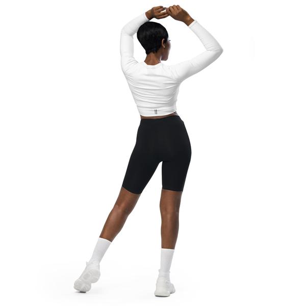 UNIQUE Recycled long-sleeve crop top UNIQUE Recycled long-sleeve crop top