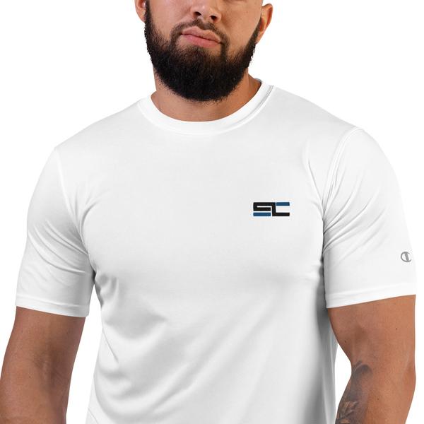 SC Logo Champion Performance Shirt In White SC Logo Champion Performance Shirt In White