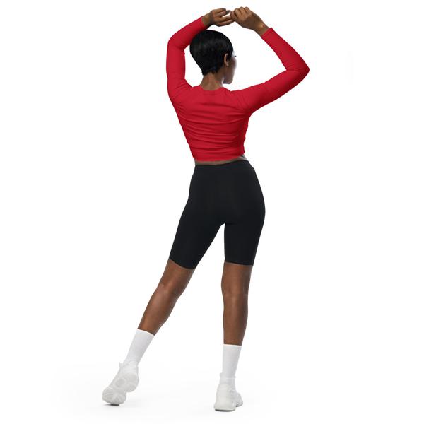 IF-Recycled long-sleeve crop top IF-Recycled long-sleeve crop top