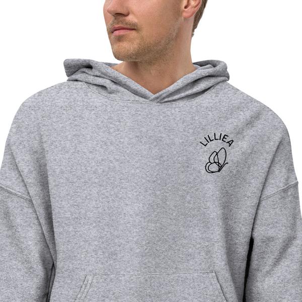 Unisex sueded fleece hoodie LILLIEA Unisex sueded fleece hoodie LILLIEA